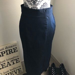 New York & Company Denim Skirt